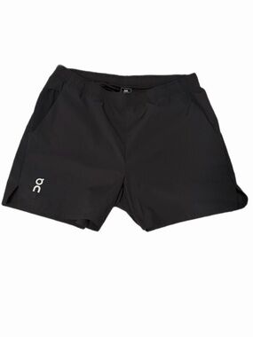 On Shorts With Brief LinerMen’s Size Large, Black, On Logo On Front and Back